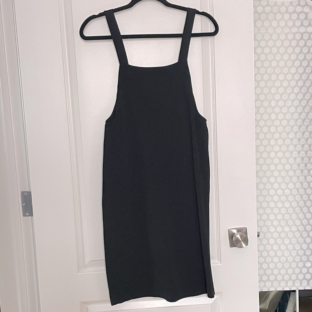 Asos Black Pinafore/Jumper Dress